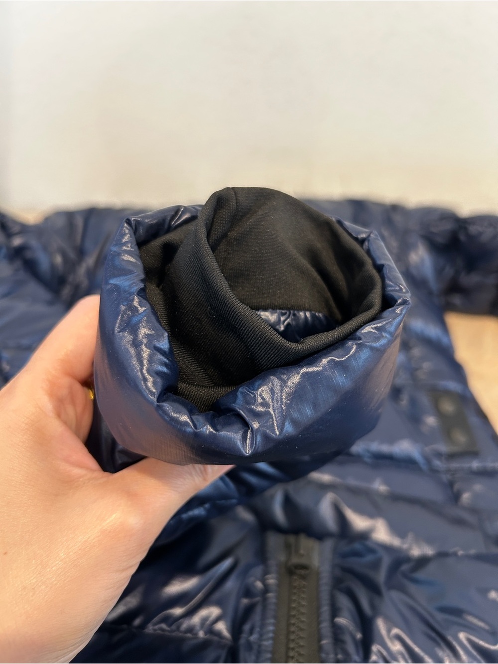 NWT Canada Goose Women Cypress Hooded Jacket Black Disc Navy, Size XS, $1050 - Picture 16 of 16